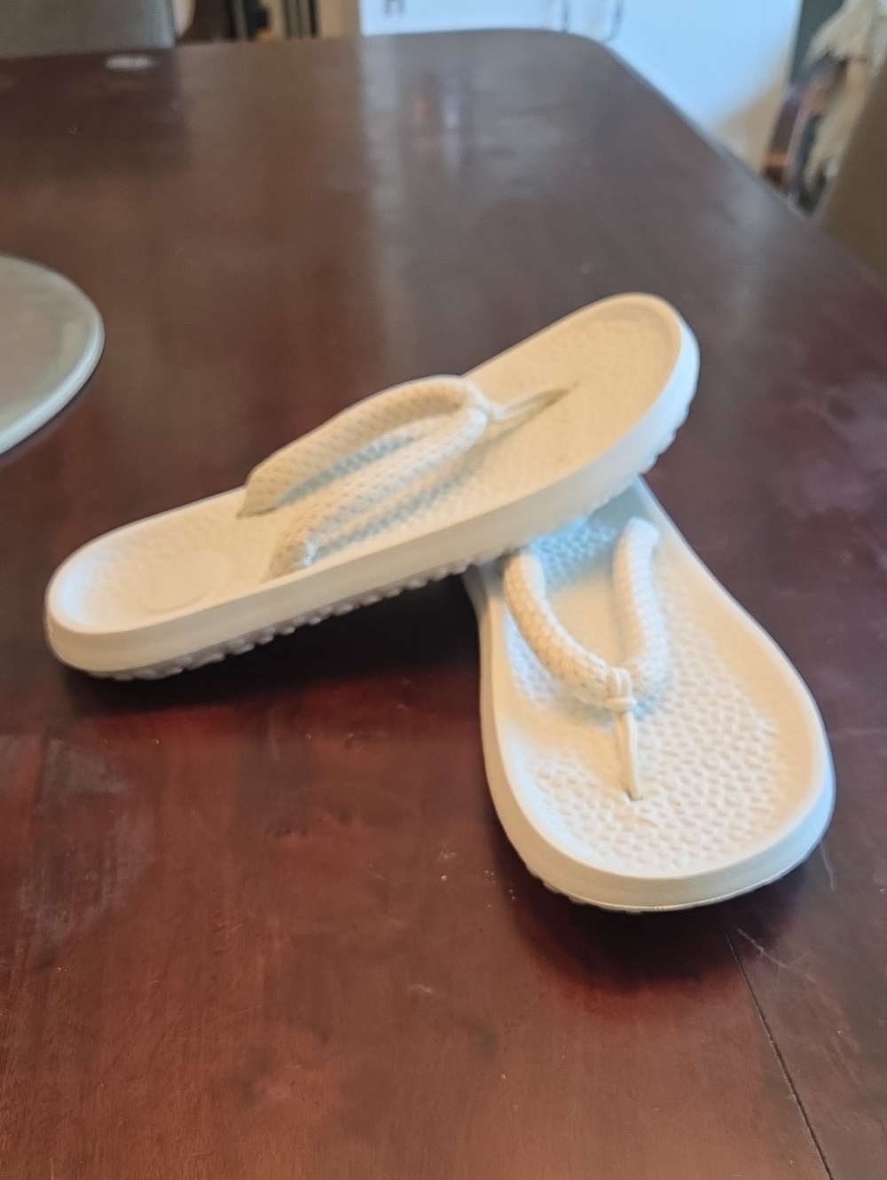 Allbirds Sugar Zeffer Flip Flop Blizzard Edition.
